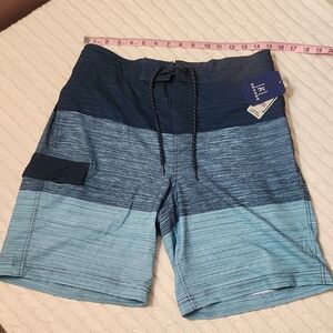 George Men's Blue Gradient Swim Trunks